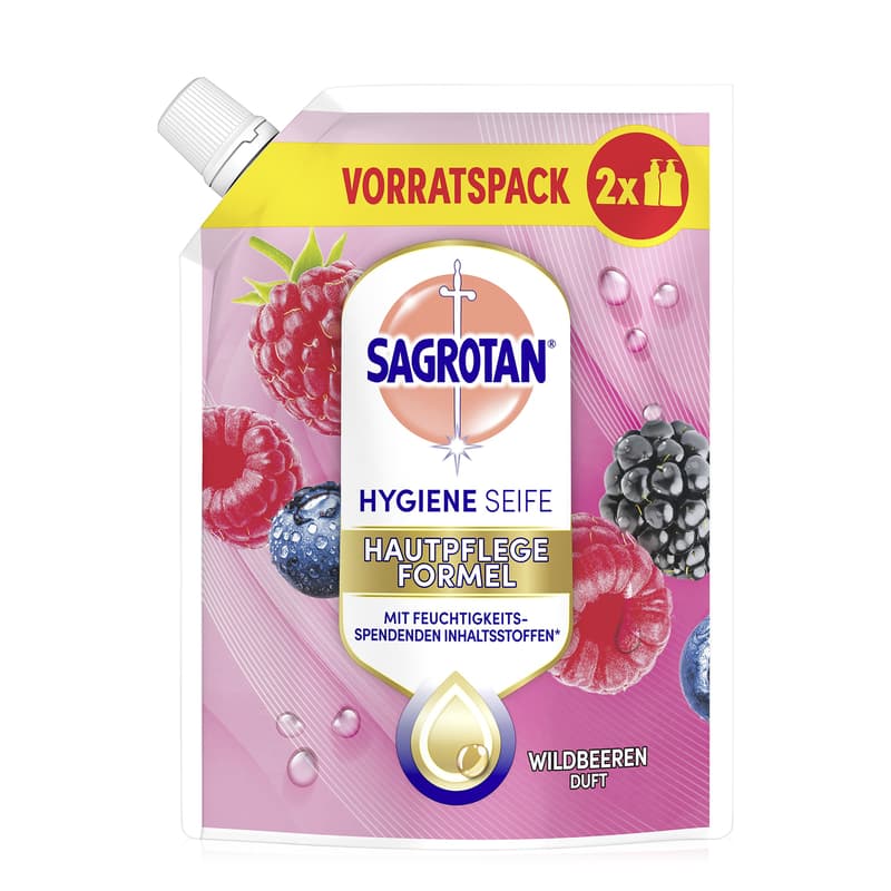 Sagrotan hand soap refill wild berry scent