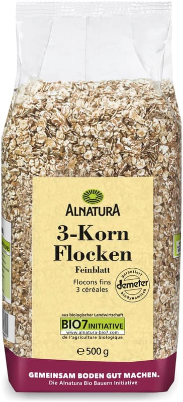 Alnatura Organic 3 Grain Flakes