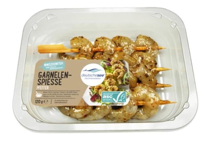 marinated shrimp skewers