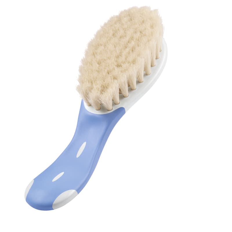 NUK extraweiche Babybürste 100% echtes Ziegenhaar