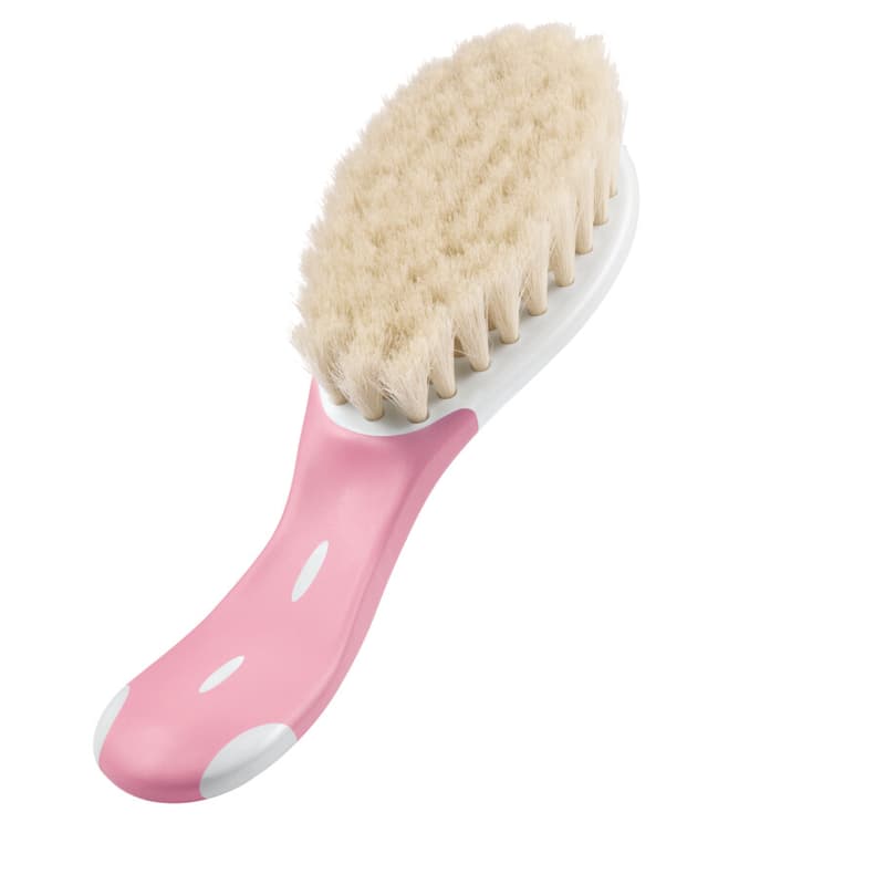 NUK extraweiche Babybürste 100% echtes Ziegenhaar