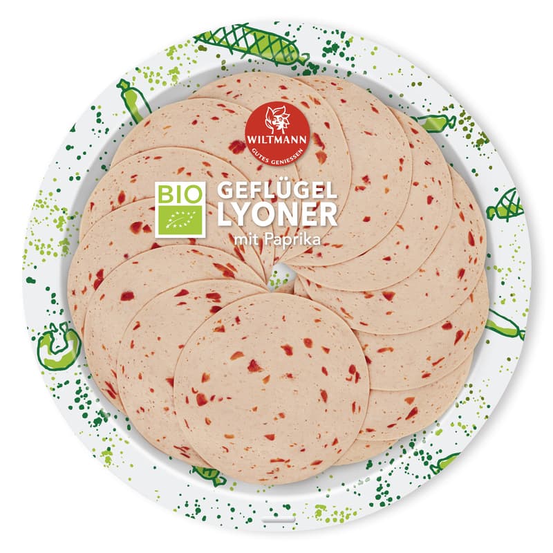 Wiltmann BIO Geflügel Lyoner m. Paprika