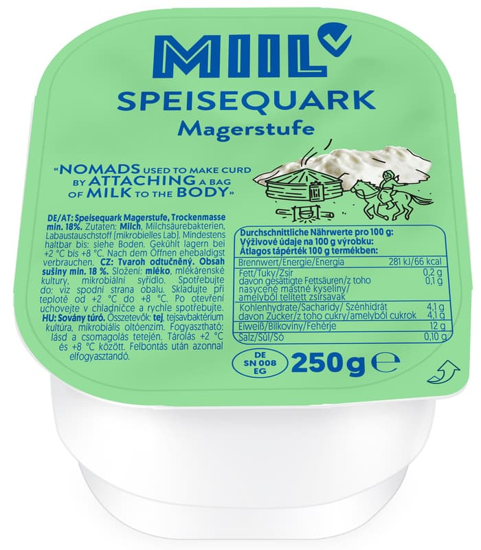Miil low-fat curd cheese