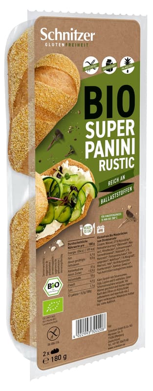 Schnitzer BIO Super Panini Rustic glutenfrei