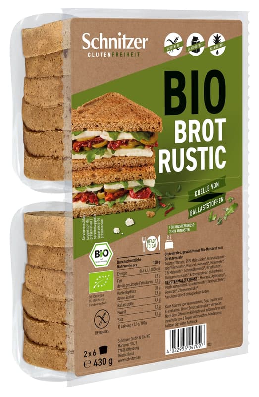 Schnitzer BIO Brot Rustic glutenfrei