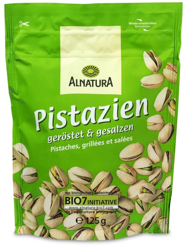 Alnatura organic pistachios roasted & salted