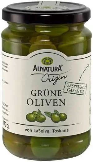Alnatura Organic Green Olives