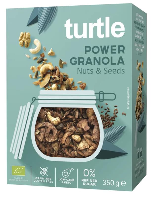 Turtle POWER Granola Nüsse & Saaten Bio Glutenfrei