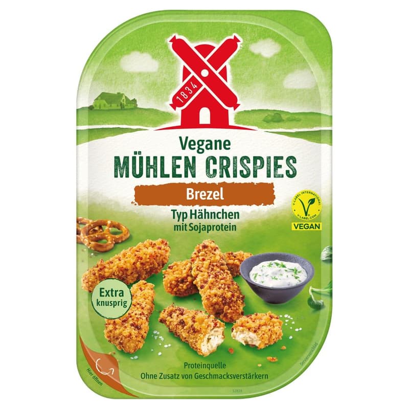 Rügenwalder Mühle Pfannen Crispies Brezel VEGAN