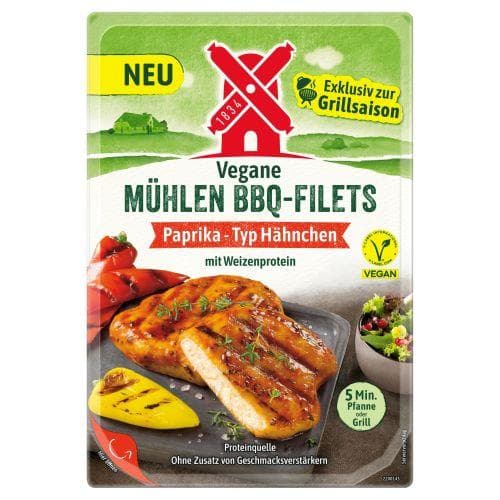 vegan BBQ Fillets Chicken-Style Paprika
