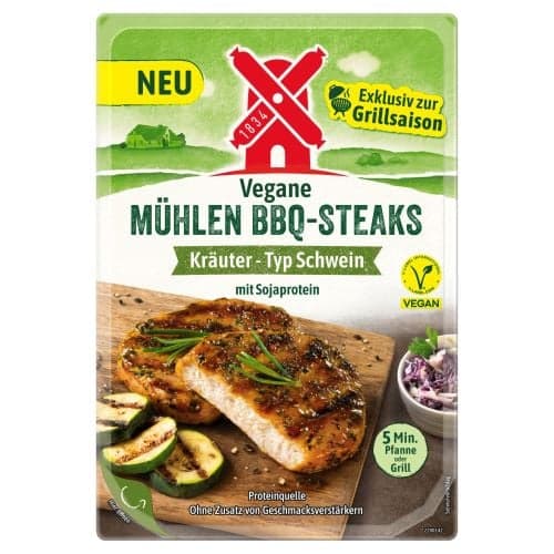 vegan BBQ Steaks Pork-Style Herbs