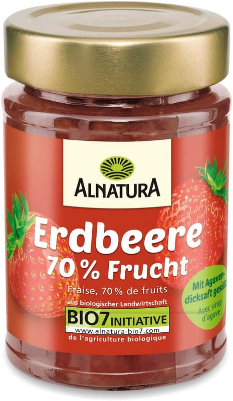 Alnatura BIO Fruchtaufstrich Erdbeere mit Agavendicksaft