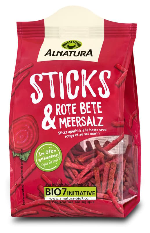 Alnatura Organic Sticks Beetroot & Sea Salt