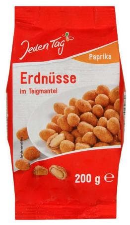 Jeden Tag Erdnüsse im Teigmantel Paprika