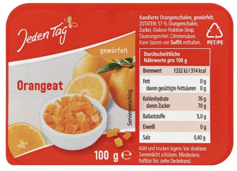 Jeden Tag Orangeat