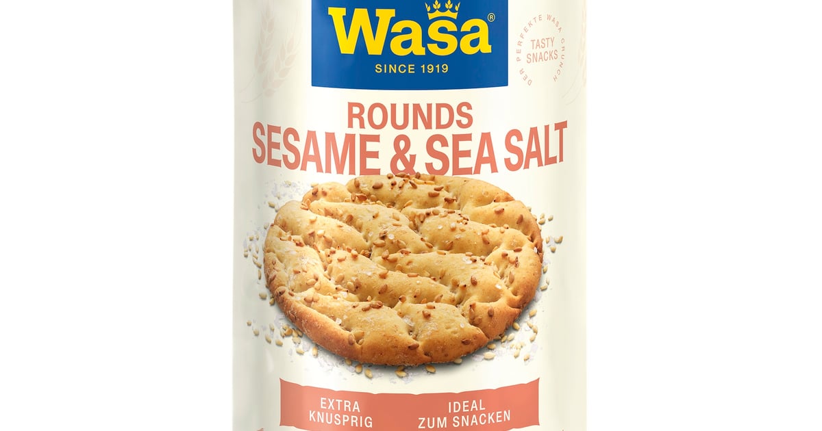 Wasa Rounds Wasa Tasty Snacks Rounds Sesame & Sea Salt