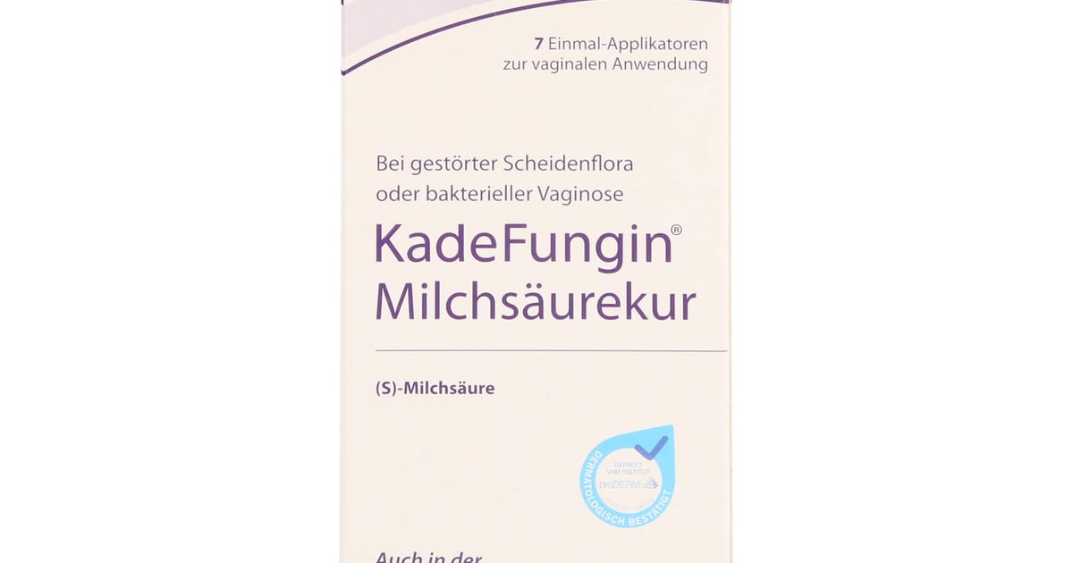 KadeFungin Milchsurekur Einmal-Applikatoren Vaginalgel, 17.5 g Gel