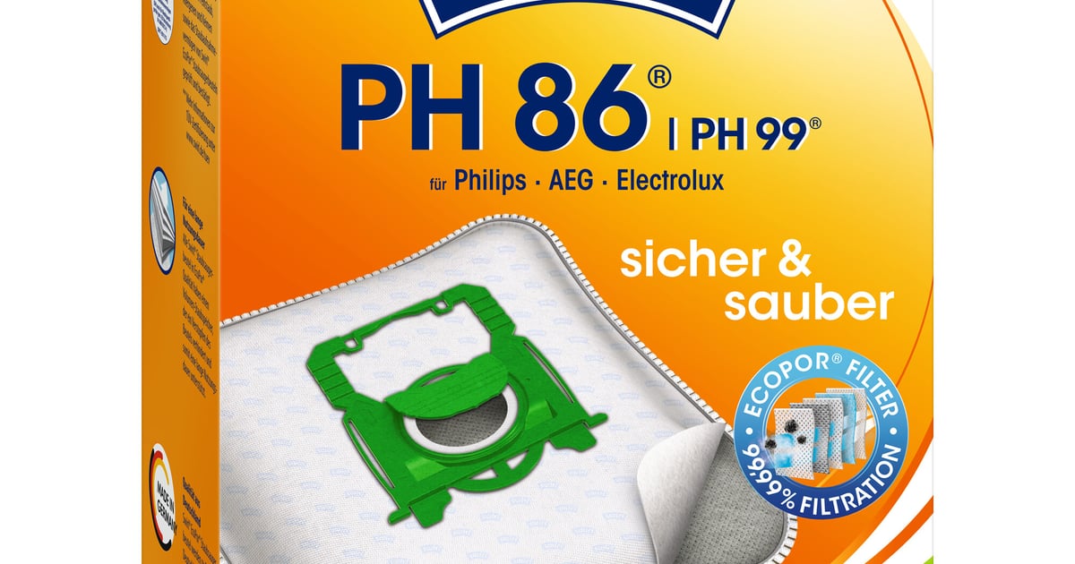 Vhbw 20 Sacchetti Per Aspirapolvere In Microfibra - Compatibili Con Swirl E 82, PH 86, PH 96, VO 75