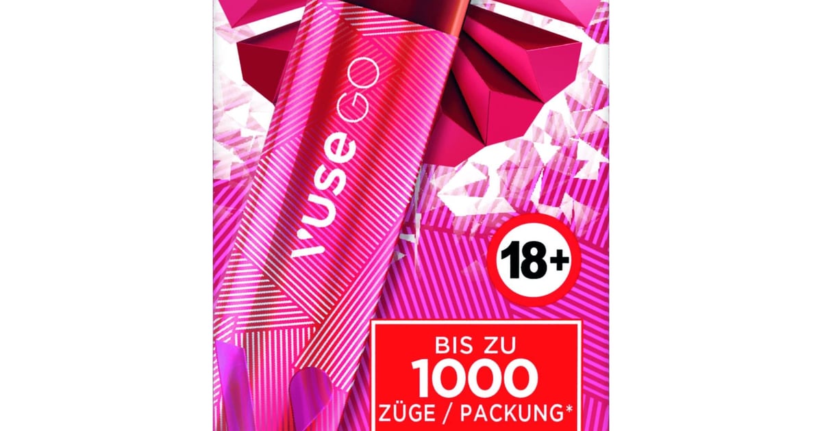 vuse go strawberry ice Vuse GO 1000 Strawberry Ice Einweg-E-Zigarette – Erdbeere mit Eis-Effekt