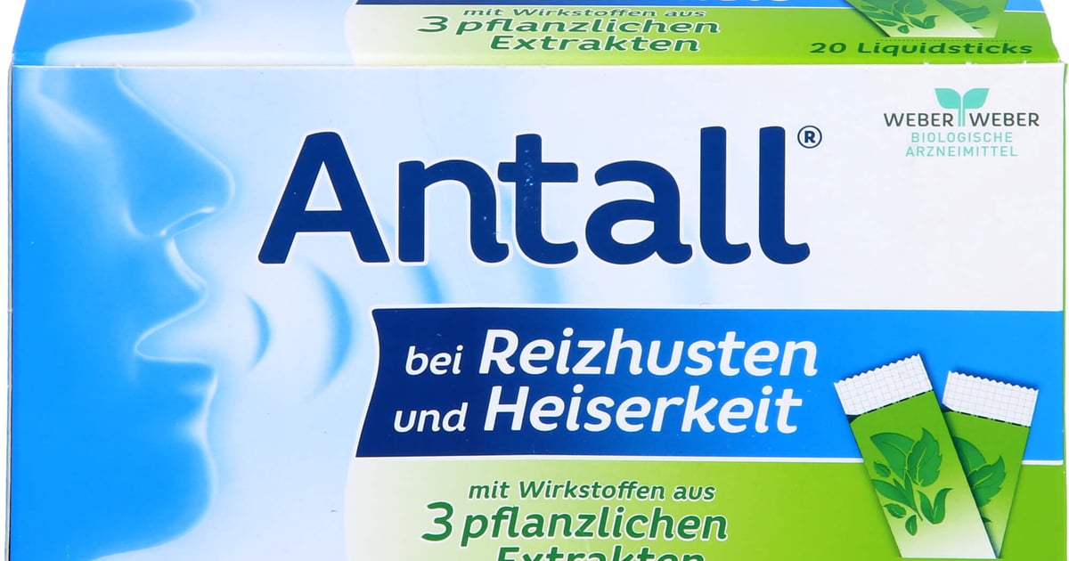 ANTALL bei Reizhusten und Heiserkeit Liquid Sticks