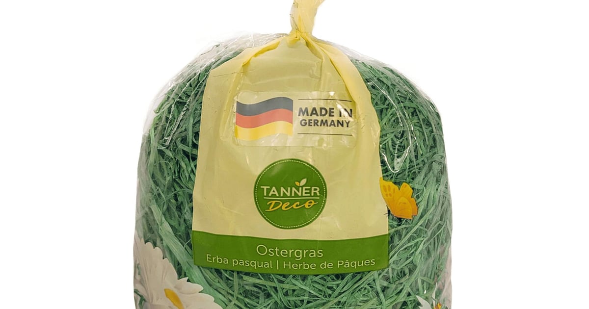 Ostergras grn aus Holzwolle