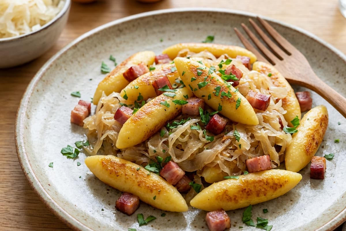 Schupfnudeln mit Kraut