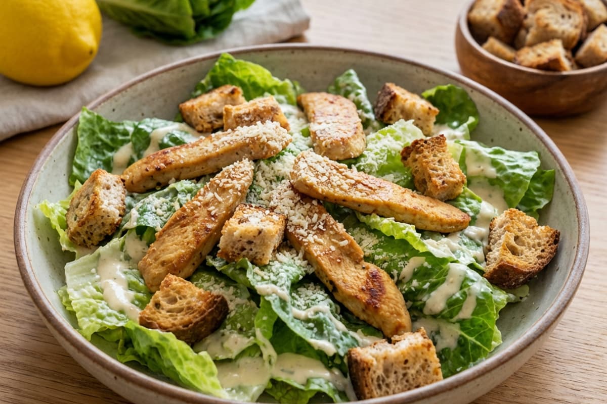 Plant based Caesar Salad