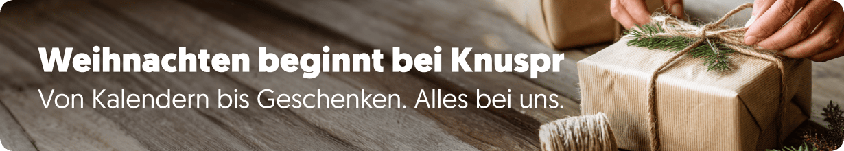 🎅  Weihnachten beginnt bei Knuspr