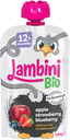 Lambini Bio DEMETER Quetschie Apfel Blaubeere Erdbeere, ab 12.Monat