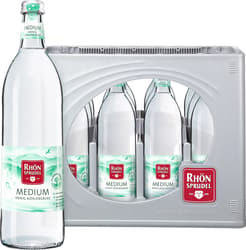 RhönSprudel Medium Glas 12x0,75l (MEHRWEG)