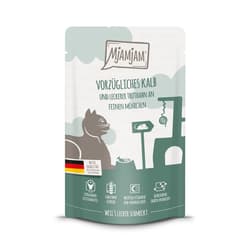 MjAMjAM Quetschie - vorzügliches Kalb & Truthahn an leckeren Möhren