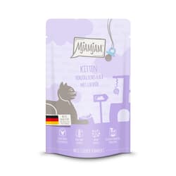 MjAMjAM Quetschie - Kitten vorzügliches Kalb mit Lachsöl