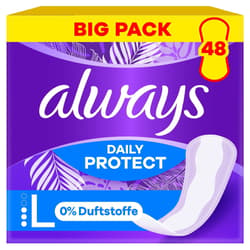 Always Daily Slipeinlagen Daily Protect Long ohne Duft BigPack