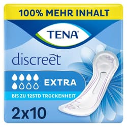 Tena Discreet Extra Duo Pack 2x10 Pads