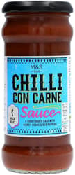 Marks & Spencer Kochsauce mit Tomaten, Kidneybohnen, roter Paprika und Chilipulver