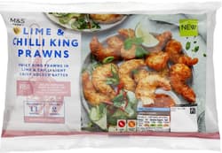 M&S Food Lime & Chilli King Prawns