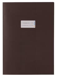 HERMA paper exercise book cover DIN A4 brown
