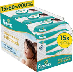 Pampers Baby Wipes 99% Water (18x60 pcs)