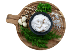 Kropp Garnelen in Knoblauchcreme
