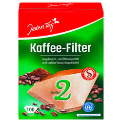 Jeden Tag Kaffee-Filtertüten Größe 2