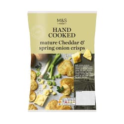 Marks & Spencer Hand Cooked Mature Cheddar Cheese & Red Onion Crisps