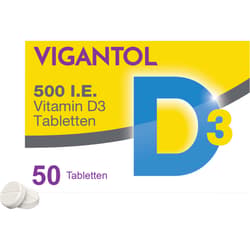 VIGANTOL 500 IU vitamin D3 tablets