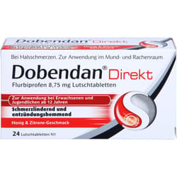 DOBENDAN Direkt Flurbiprofen 8.75 mg Lozenges.