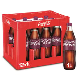 Coca-Cola Cherry Crate 12x1l (REFILLABLE)