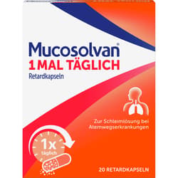 MUCOSOLVAN 1mal täglich Retardkapseln