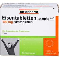 EISENTABLETTEN-ratiopharm 100 mg Filmtabletten