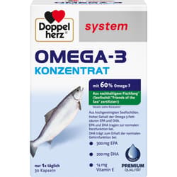 DOPPELHERZ Omega-3 Concentrate System Capsules