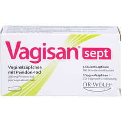 VAGISAN sept vaginal suppositories with povidone-iodine