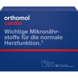 ORTHOMOL Cardio granules/caps/tablet combination pack.