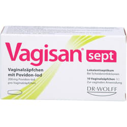 VAGISAN sept vaginal suppositories with povidone-iodine